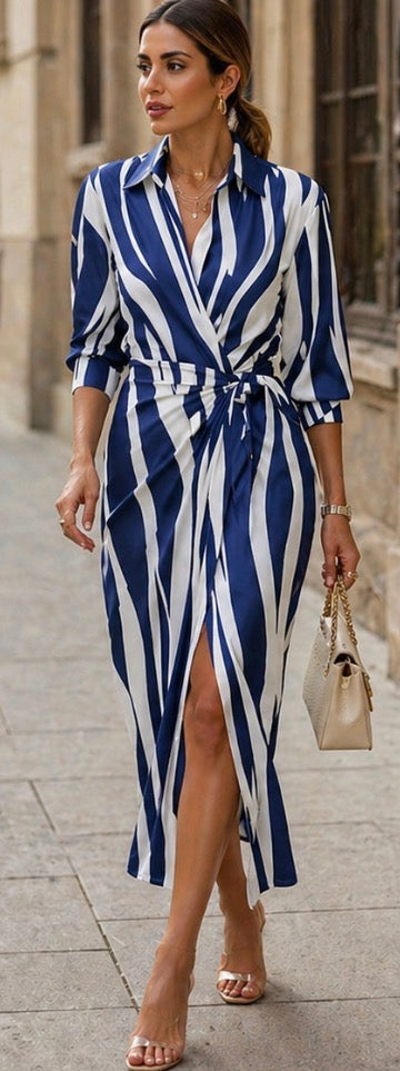 Violet &amp; Grace™| Printed Wrap Dress