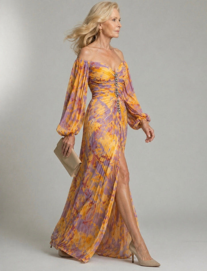 Violet &amp; Grace™ | Elegant Dress with V-Neck