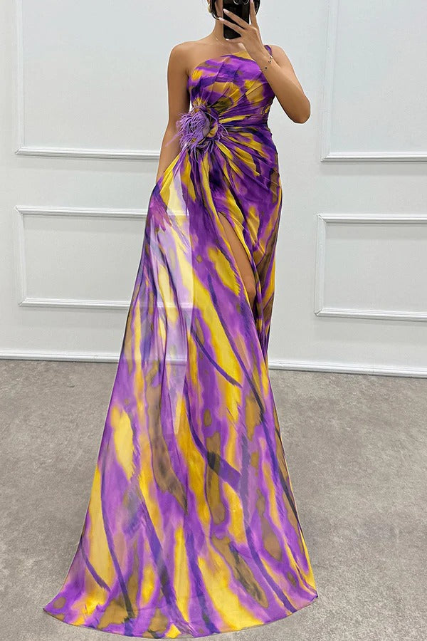 Violet &amp; Grace™ | Vibrant Draped Dress