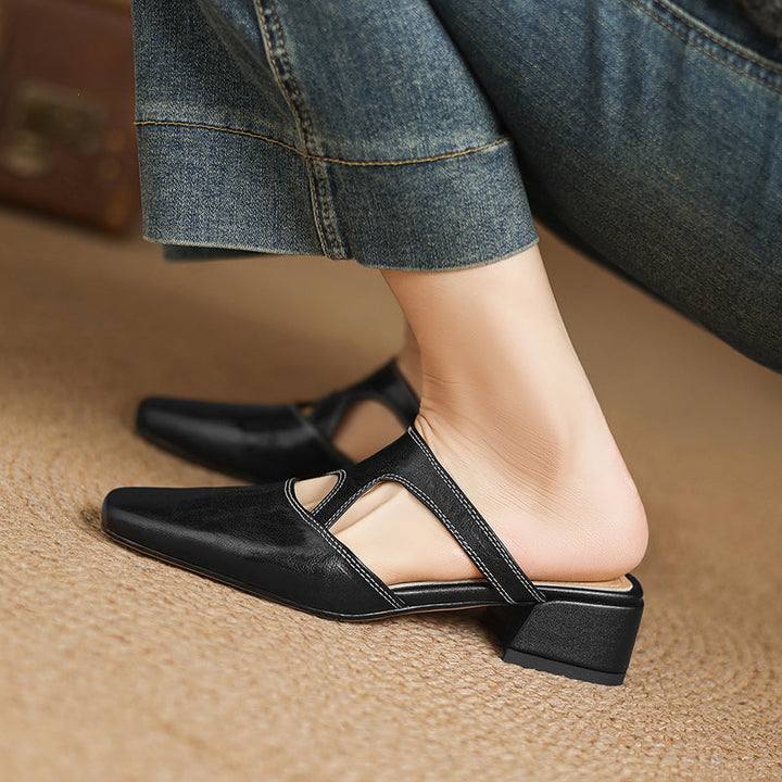 Dessa | Vegan Leather Mules