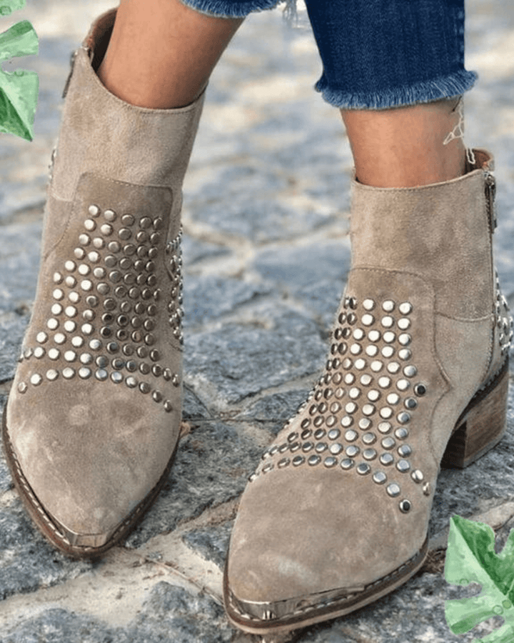Paris | Pointed-toe Suede Boots