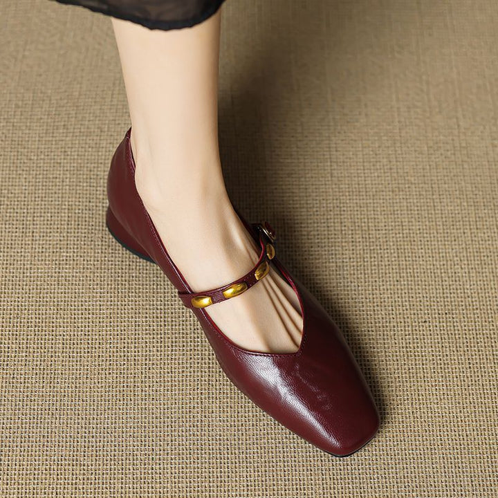 Zyra | Vegan Leather Flats