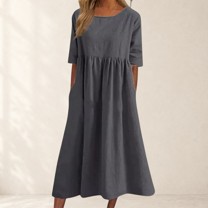 Jane™ | Elegant Short-Sleeved Dress