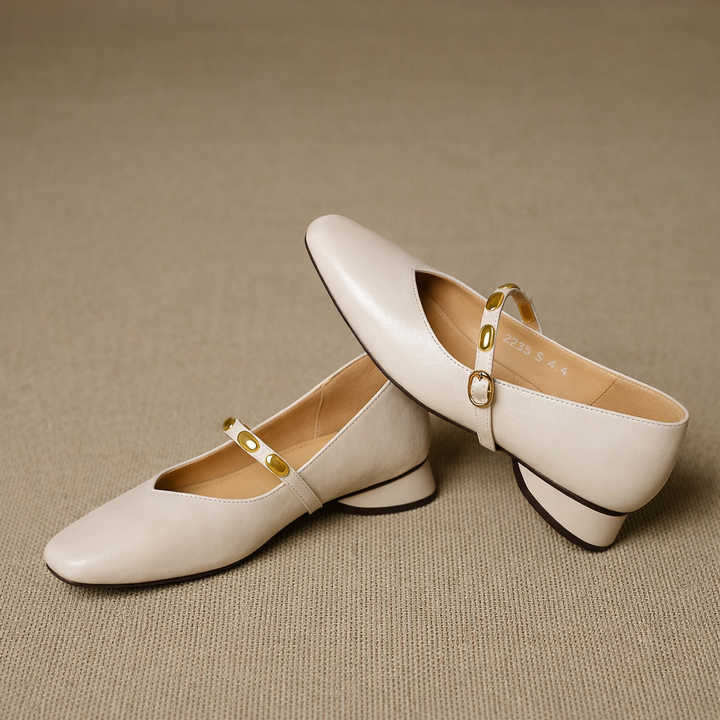 Zyra | Vegan Leather Flats