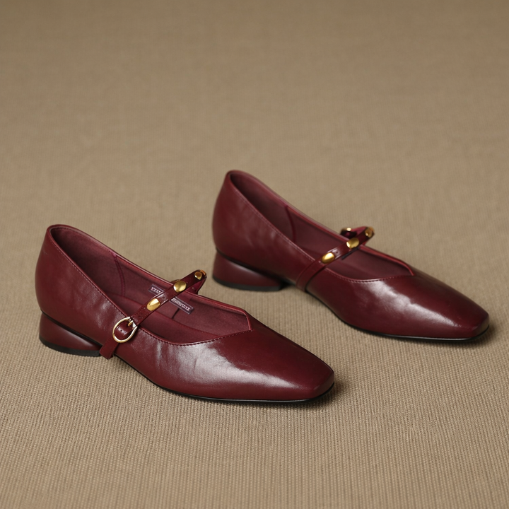 Zyra | Vegan Leather Flats