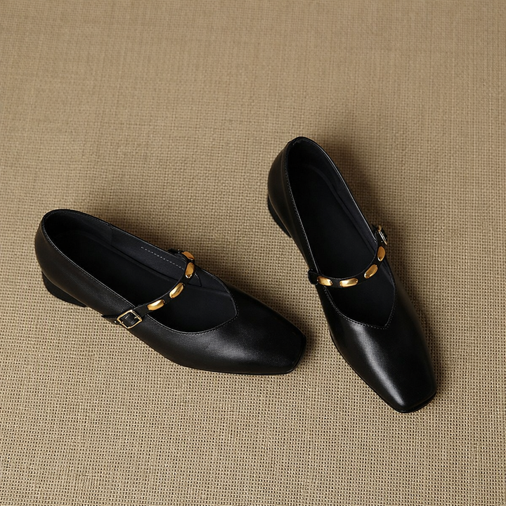 Zyra | Vegan Leather Flats