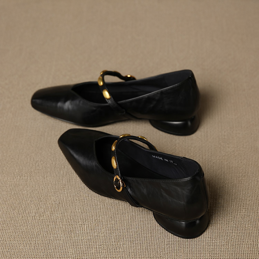 Zyra | Vegan Leather Flats