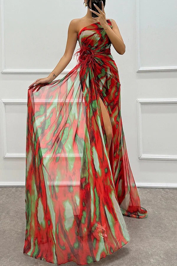 Violet &amp; Grace™ | Vibrant Draped Dress
