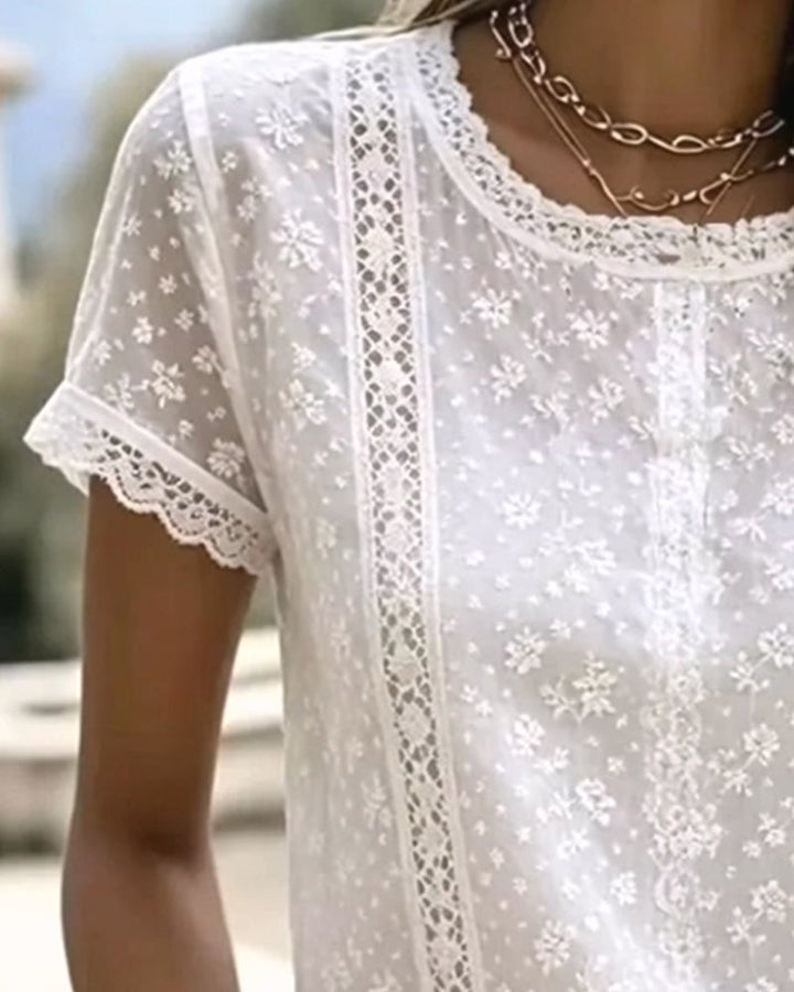 Amélie™ | Lace Detail Blouse
