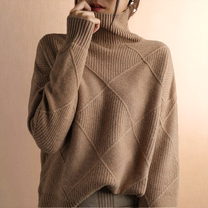 Amelie | Chunky Knit Roll Turtleneck