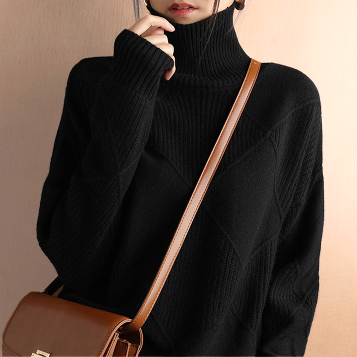 Amelie | Chunky Knit Roll Turtleneck