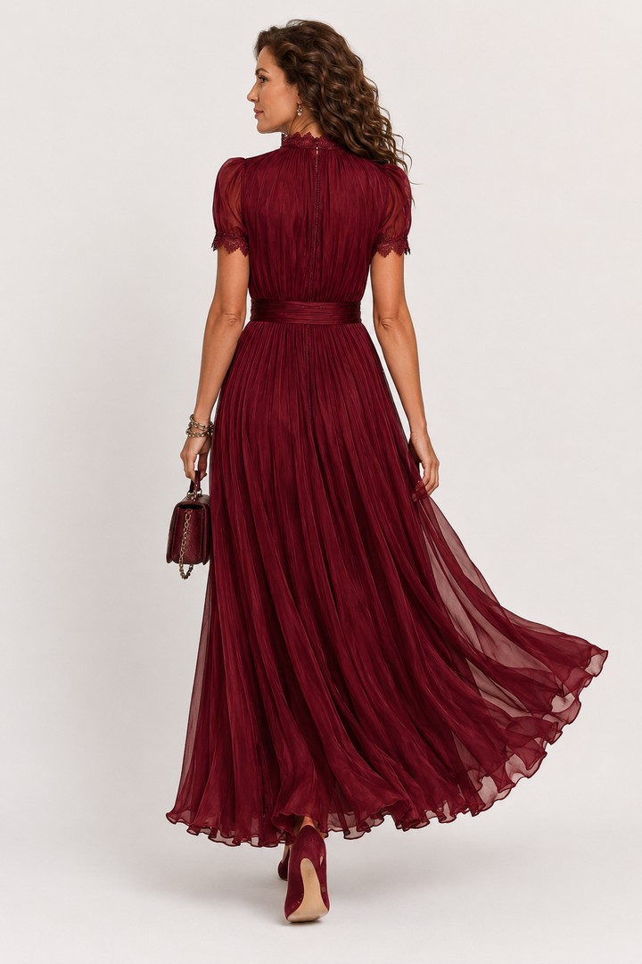 Lesley | Lace Detail Flowing Maxi Dress