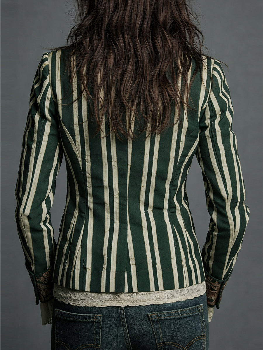Eden | Bohemian Striped Blazer