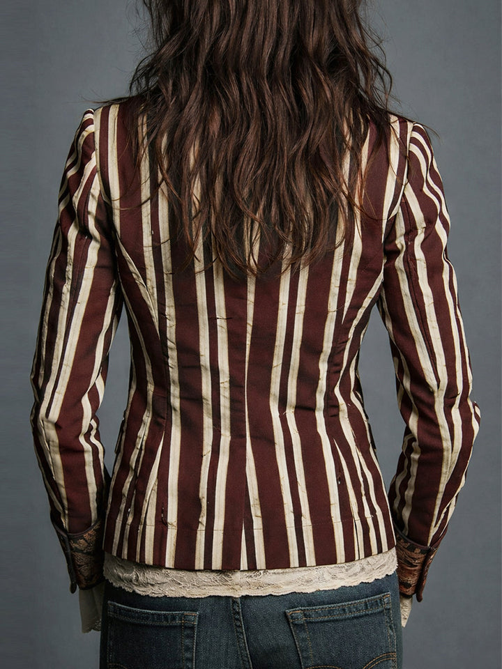 Eden | Bohemian Striped Blazer