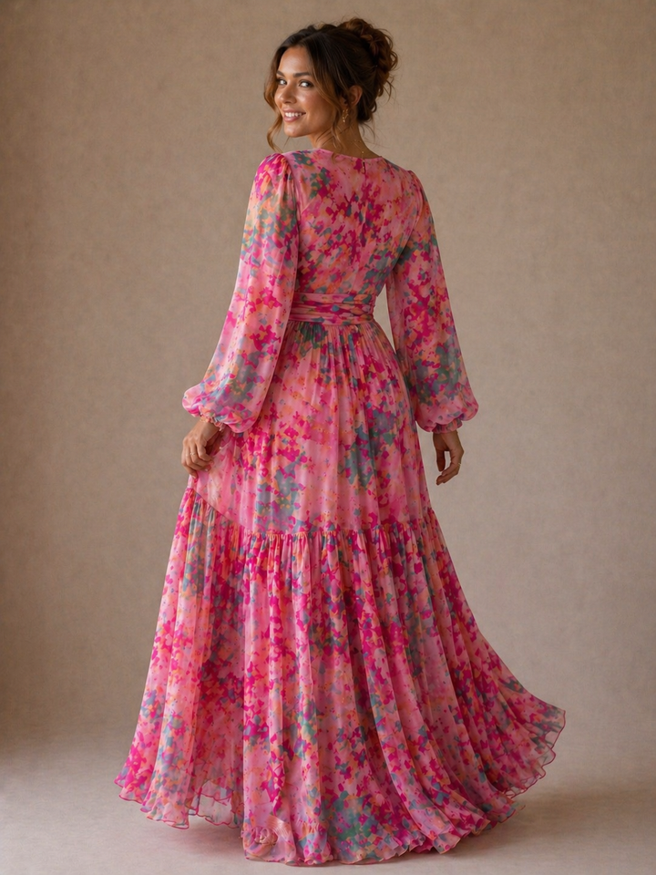 Violet &amp; Grace™ | Wrap Dress with Floral Print