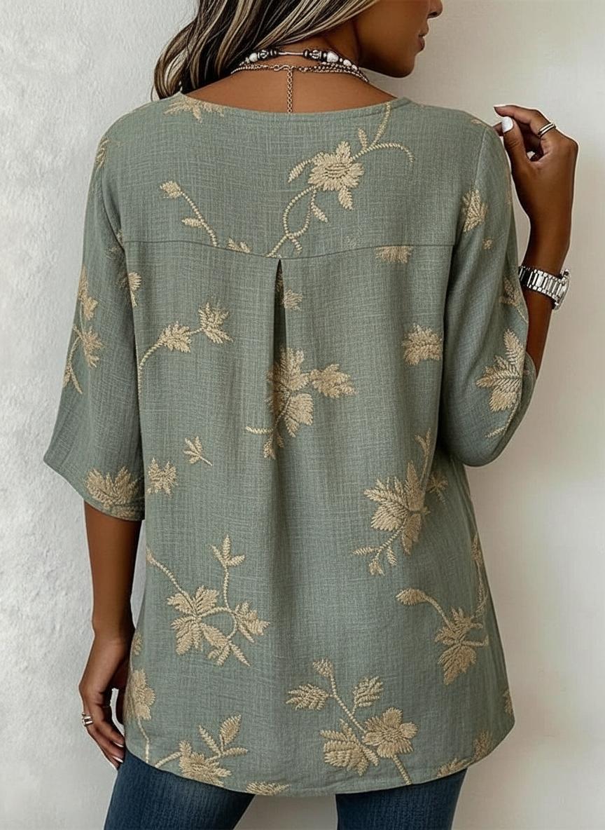 Denise - Floral Blouse