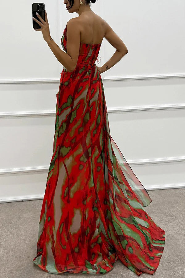 Violet &amp; Grace™ | Vibrant Draped Dress