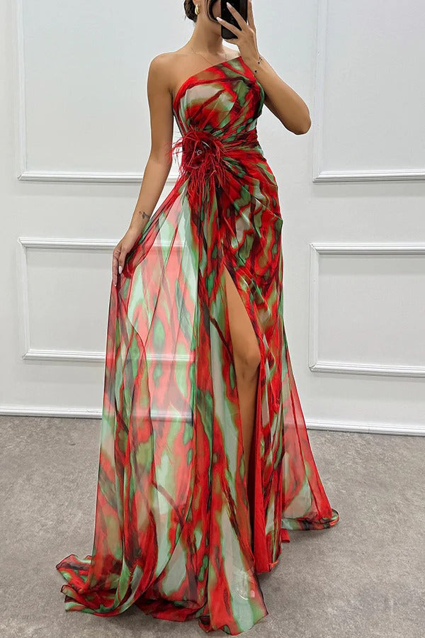 Violet &amp; Grace™ | Vibrant Draped Dress