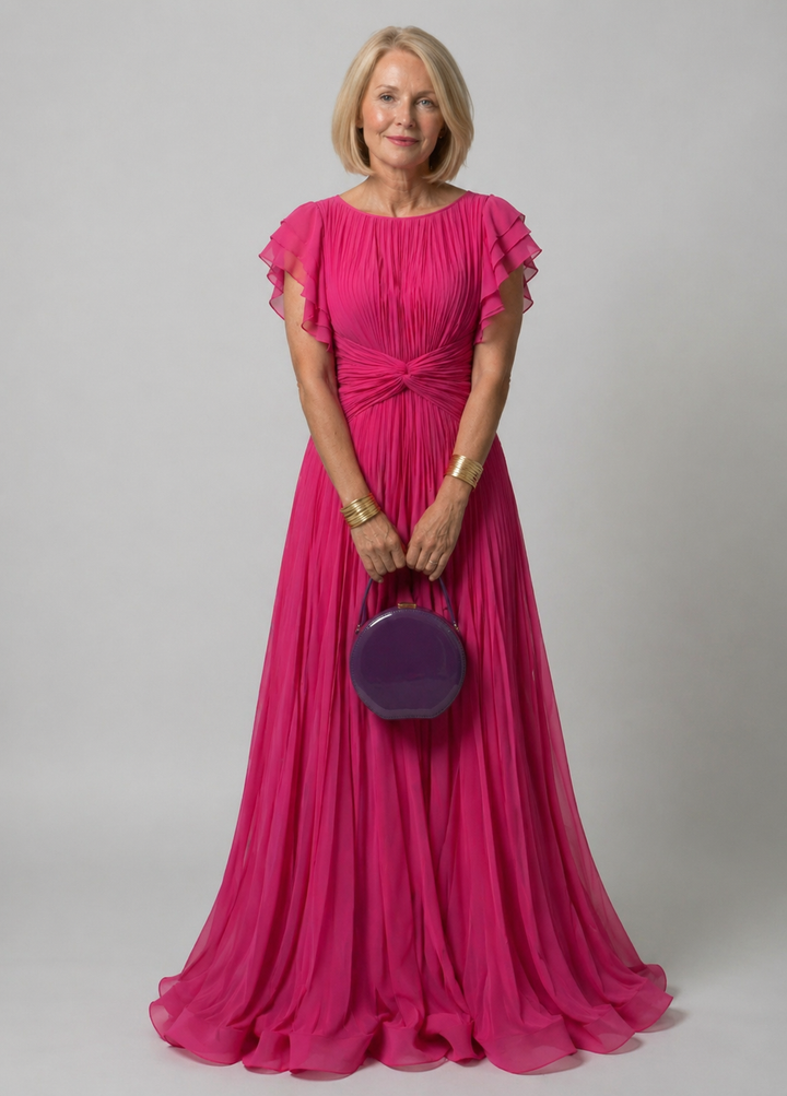 Violet &amp; Grace™ | Pleated Evening Dress