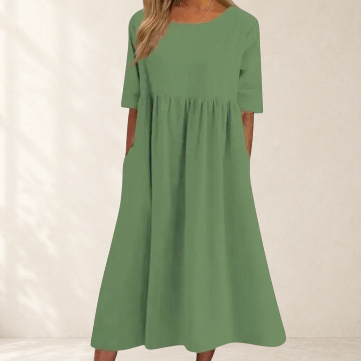 Jane™ | Elegant Short-Sleeved Dress