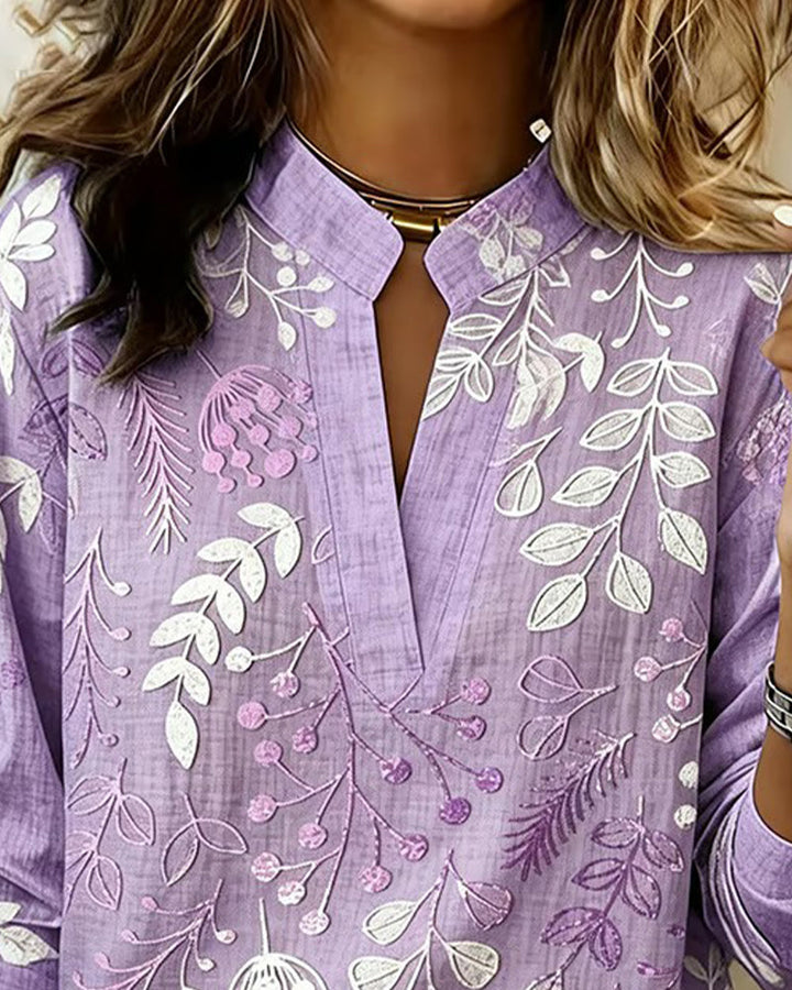 Liliane™ | Botanical Print Blouse