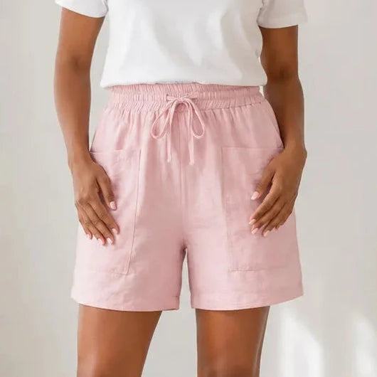 Marlow – Drawstring Shorts with Deep Pockets, Elastic Waist, 6 Colors