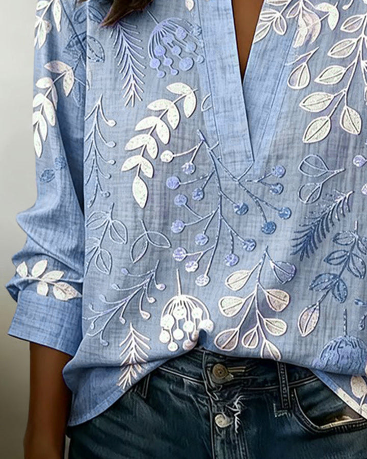 Liliane™ | Botanical Print Blouse