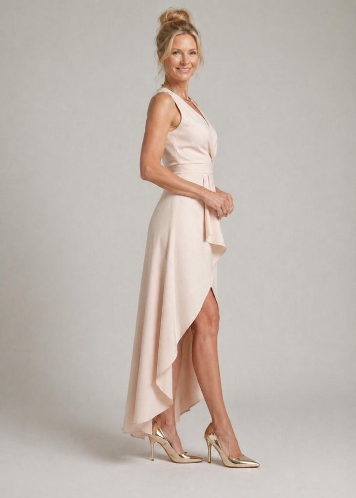 Violet &amp; Grace™ |Midi Wrap Dress with V-Neck