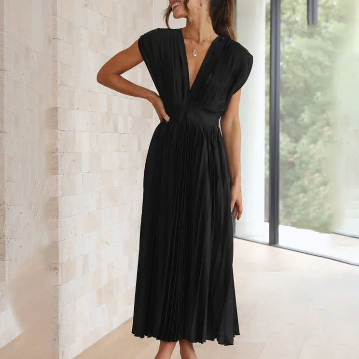 Violet &amp; Grace™ | Timeless Pleated Midi Dress
