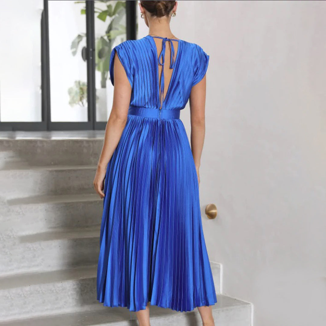 Violet &amp; Grace™ | Timeless Pleated Midi Dress