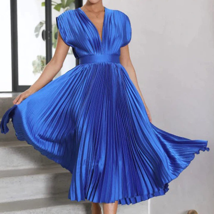 Violet &amp; Grace™ | Timeless Pleated Midi Dress