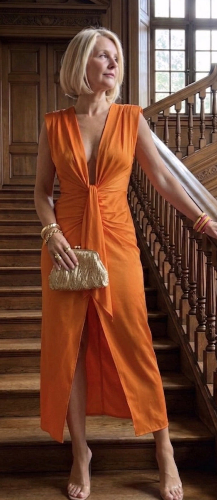Violet &amp; Grace™ | Elegant Pleated Dress