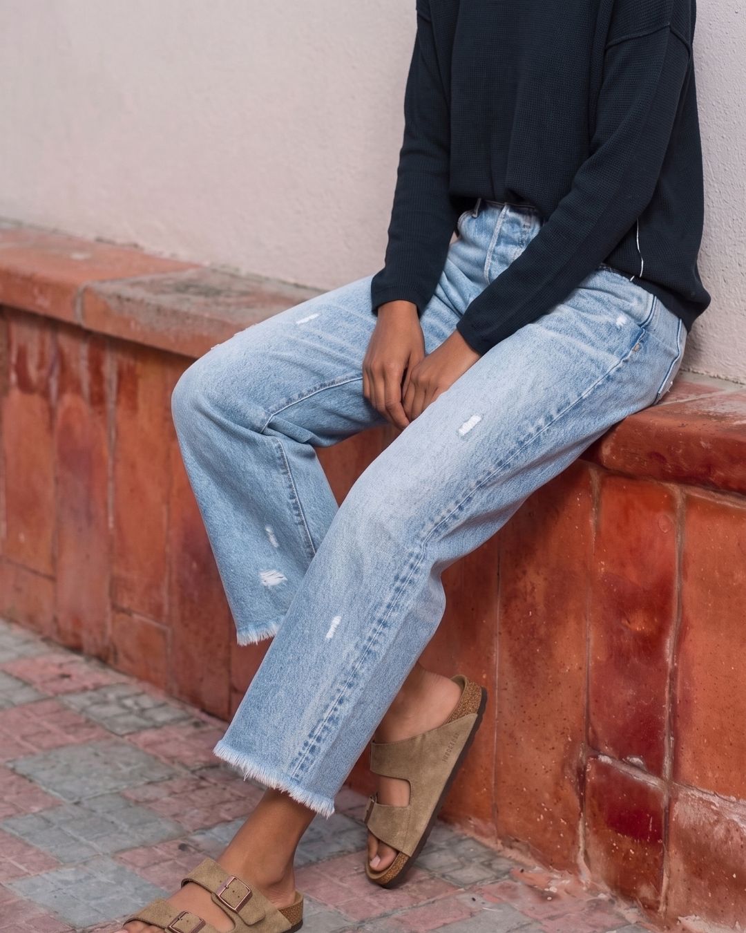 Lola™ | Mid Rise Crop Straight Jeans