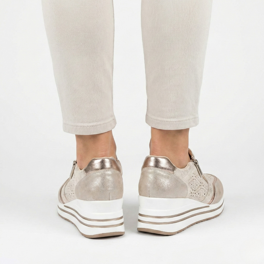 Cate | Sparkle Comfort Wedge Shoes