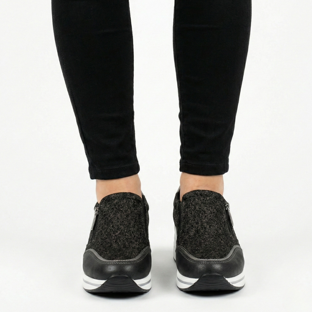 Cate | Sparkle Comfort Wedge Shoes