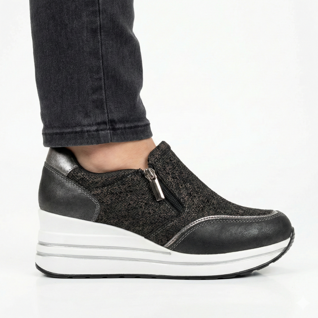 Cate | Sparkle Comfort Wedge Shoes