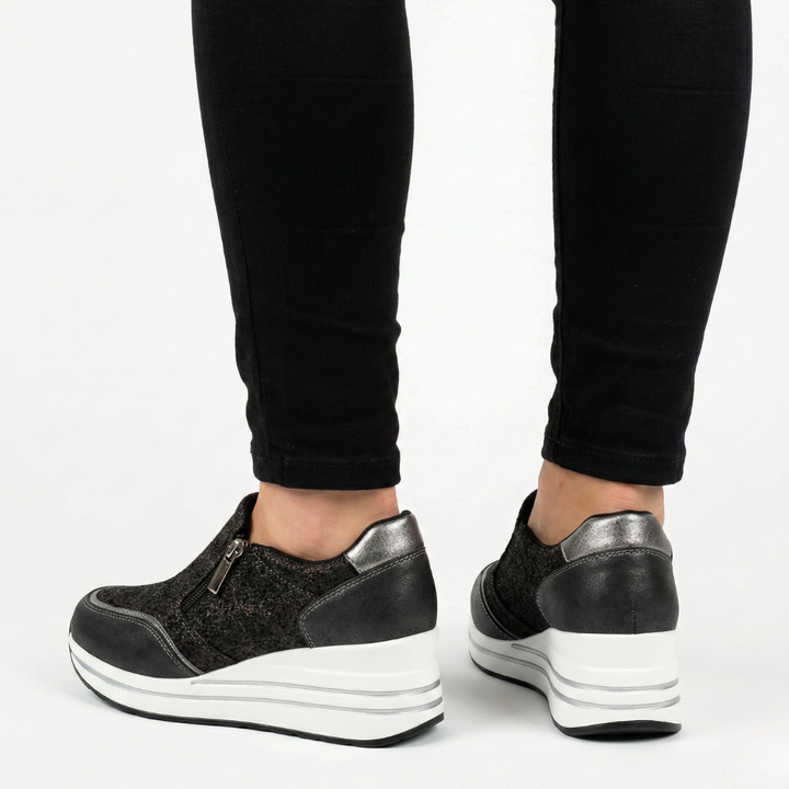 Cate | Sparkle Comfort Wedge Shoes