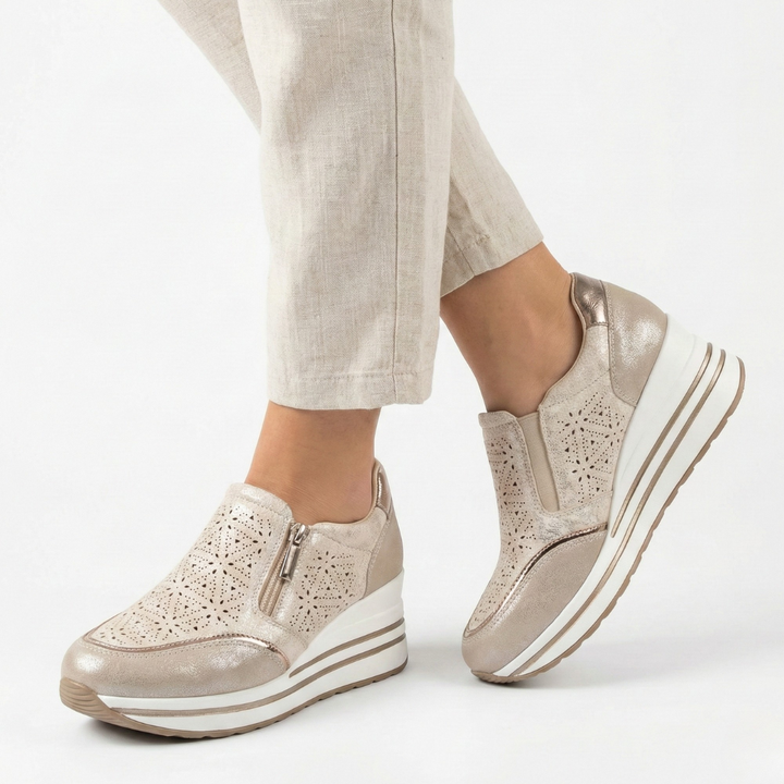 Cate | Sparkle Comfort Wedge Shoes