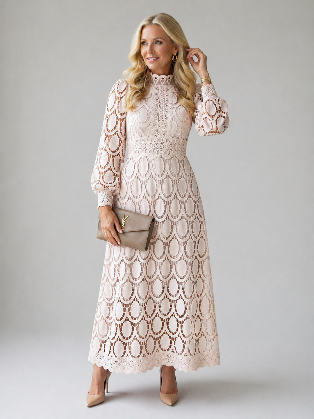 Violet &amp; Grace™ | Lace Midi Dress