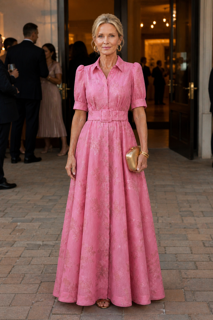 Violet &amp; Grace™ | Belted Floral Maxi Dress