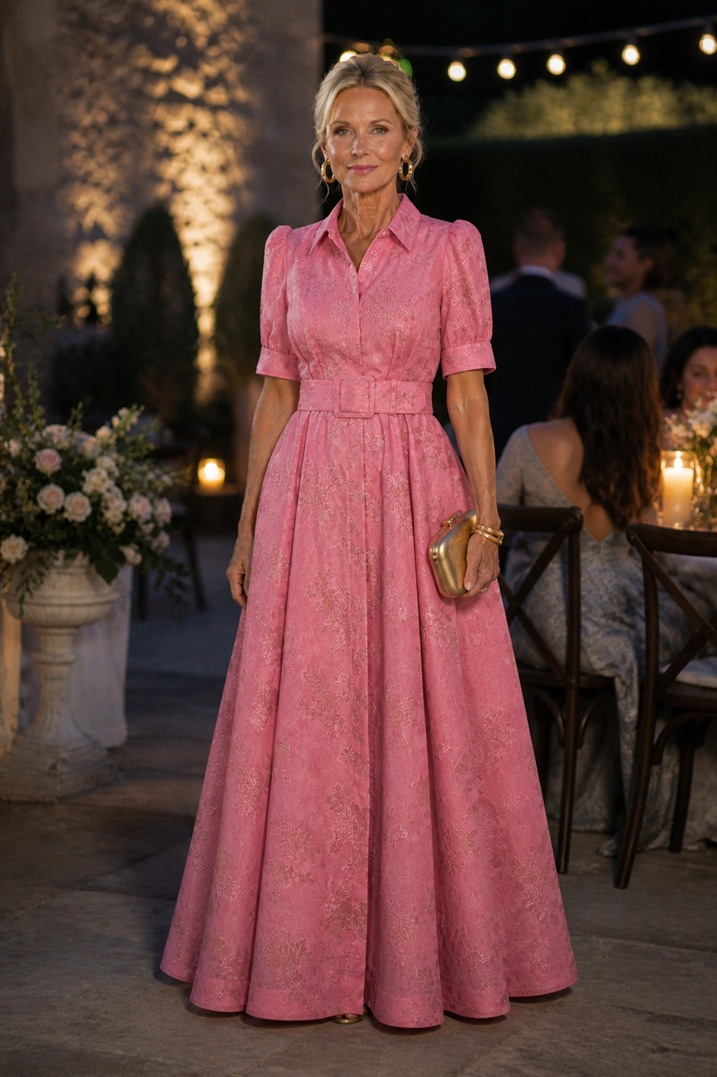 Violet &amp; Grace™ | Belted Floral Maxi Dress