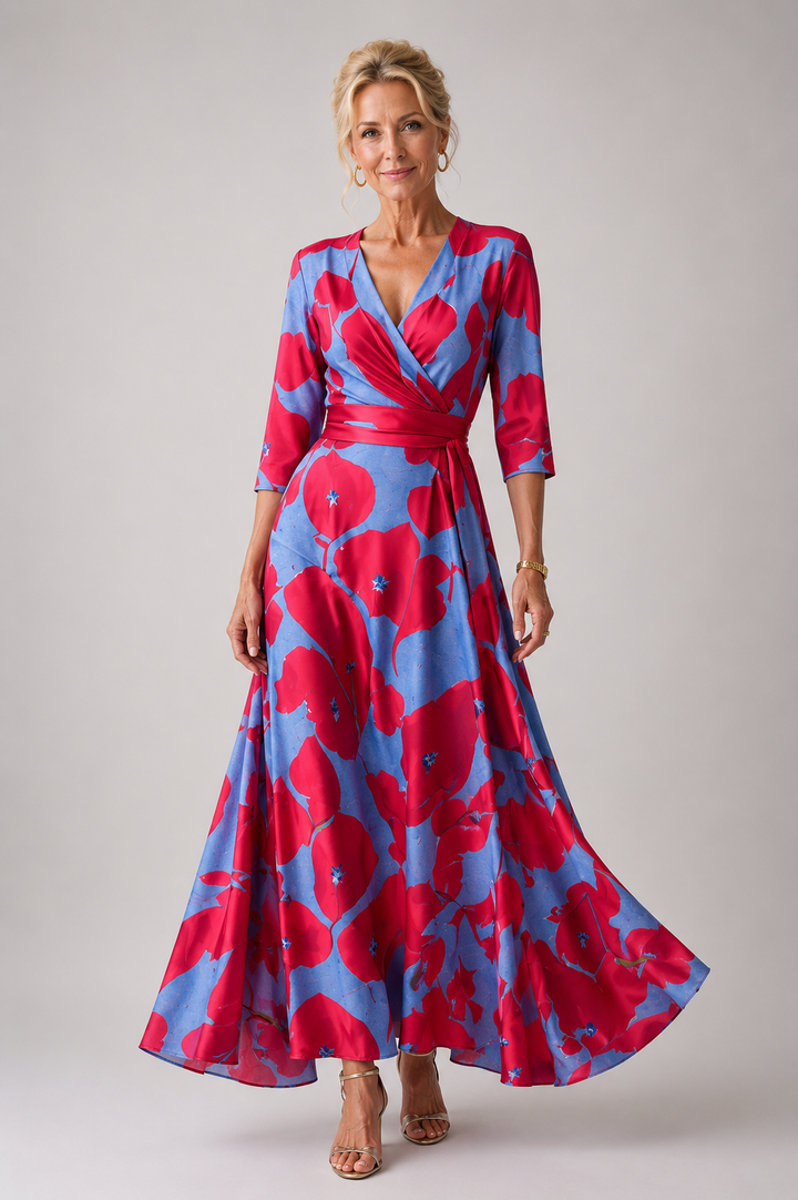 Violet &amp; Grace™ | Comfortable dress for every day with V-neck