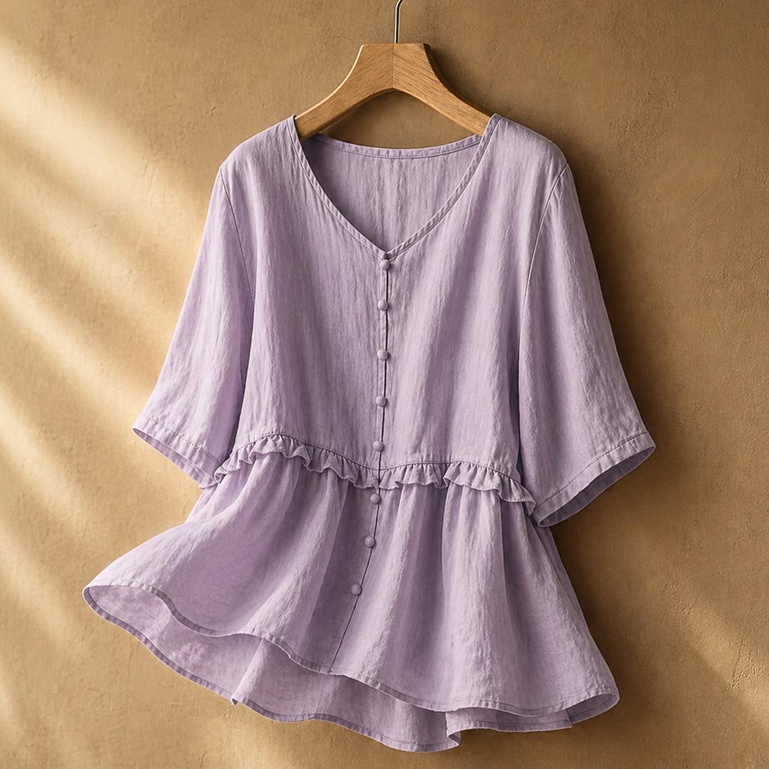 LAINEY JANE LINEN BLOUSE