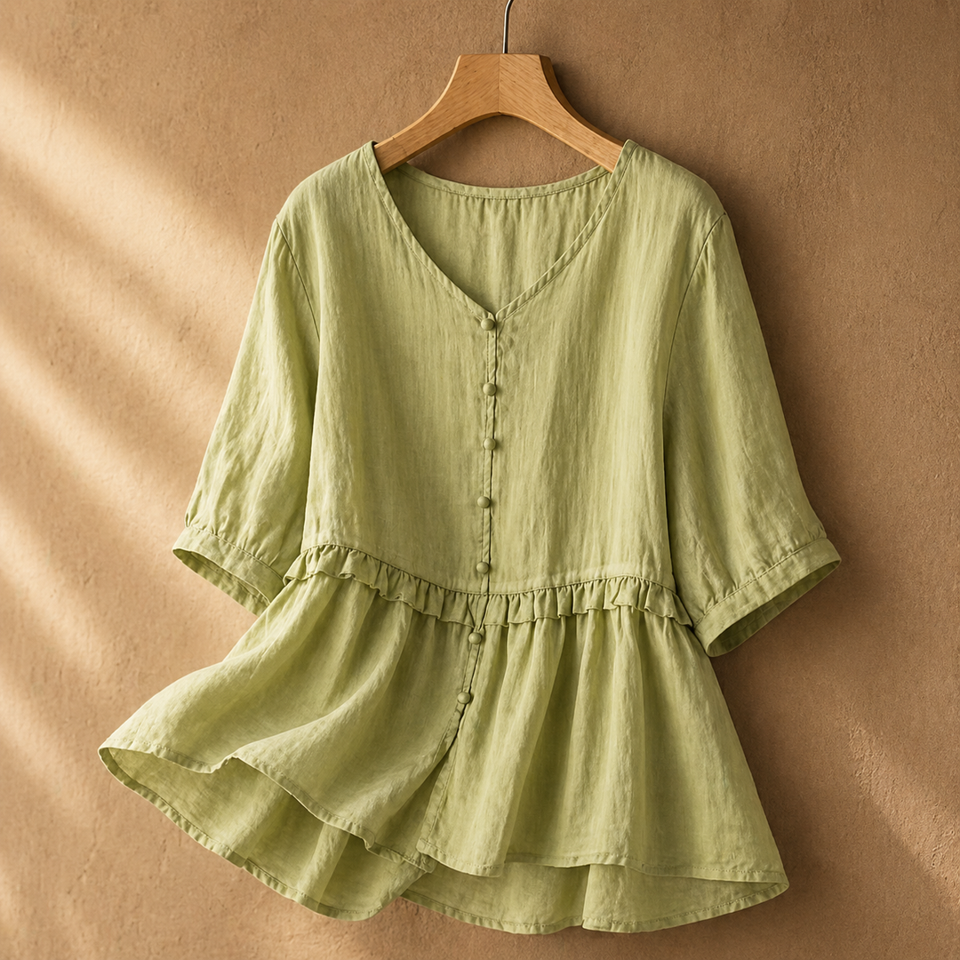LAINEY JANE LINEN BLOUSE
