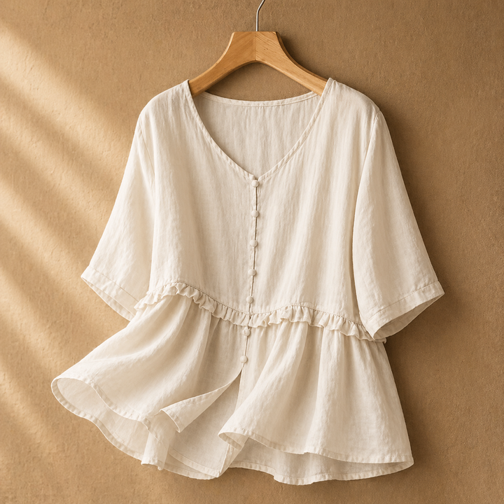 LAINEY JANE LINEN BLOUSE