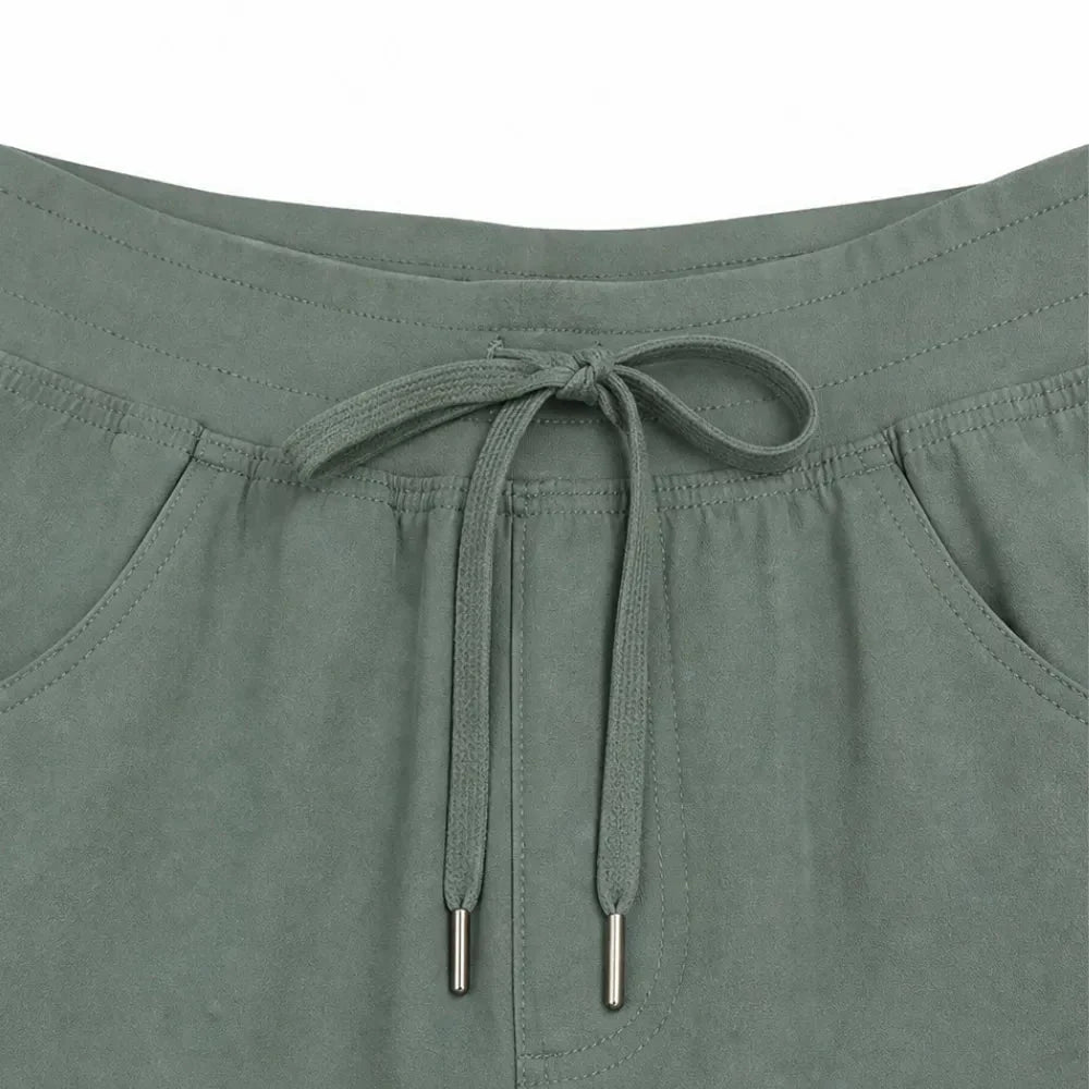 Brevelle – Quick-Dry Cargo Shorts for Women with 6 Pockets and Drawstring Waist