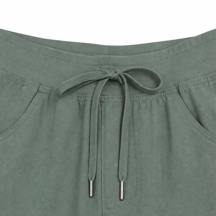 Brevelle – Quick-Dry Cargo Shorts for Women with 6 Pockets and Drawstring Waist