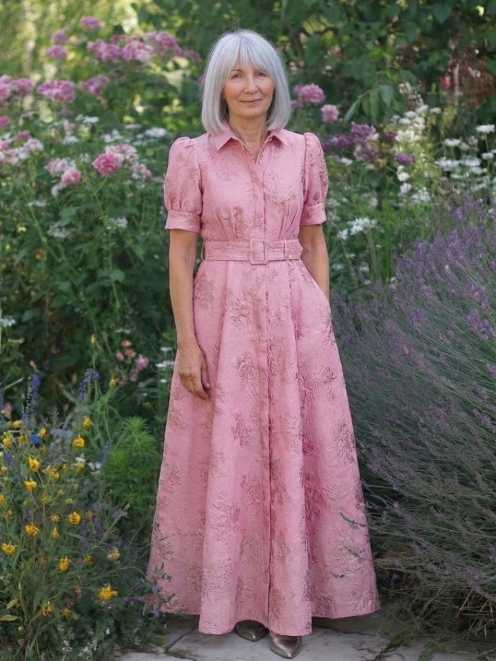 Violet &amp; Grace™ | Belted Floral Maxi Dress