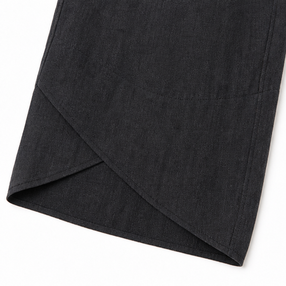 Solivia – Tulip Hem Cropped Wide Leg Pants with Pockets