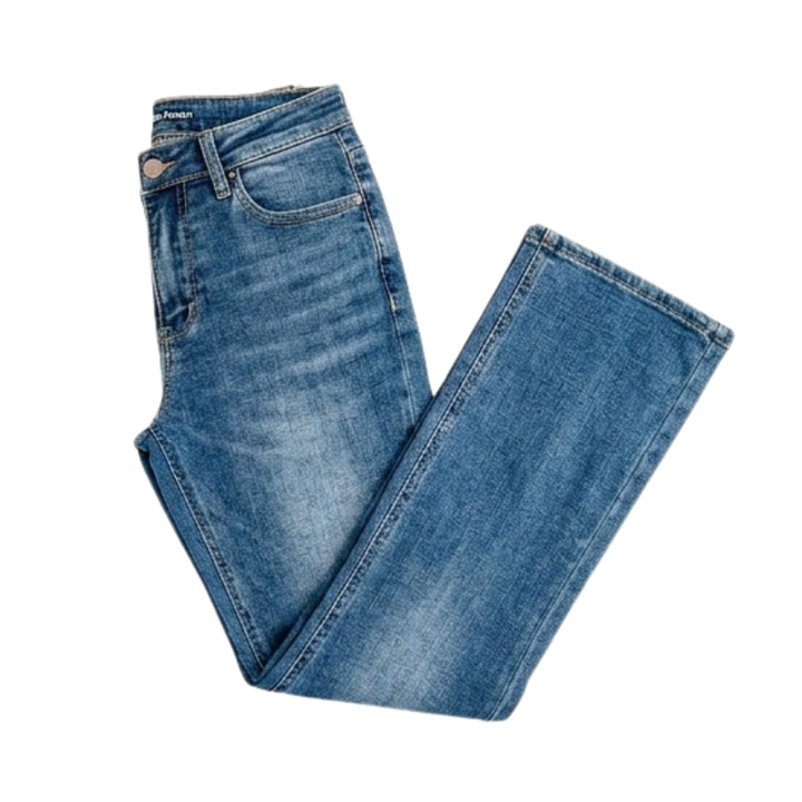 Denalia Tummy-Smoothing Bootcut Jeans